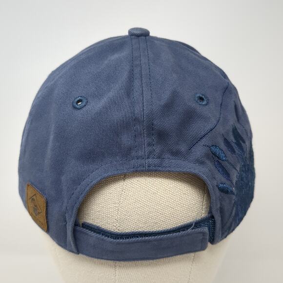 Wyoming Slideback Baseball Cap Blue One Size Adjustable Embroidered Dri-Duck - Picture 6 of 9